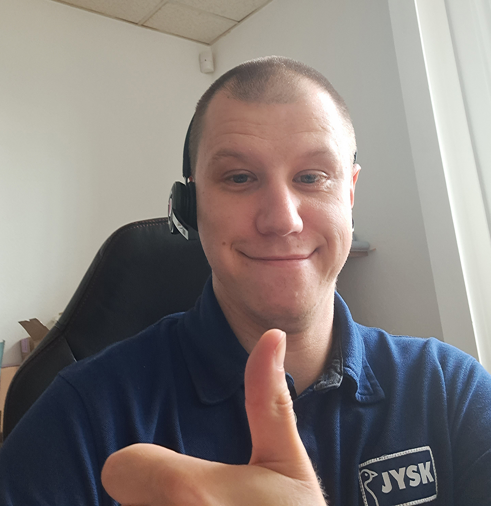 Patrick mit Headset