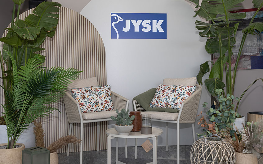 Een tuinarrangement
