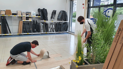 E-Team in azione