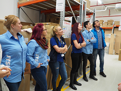 Colleagues from Romania spend a day with the Country Manager