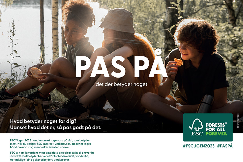 Børn i skov - FSC