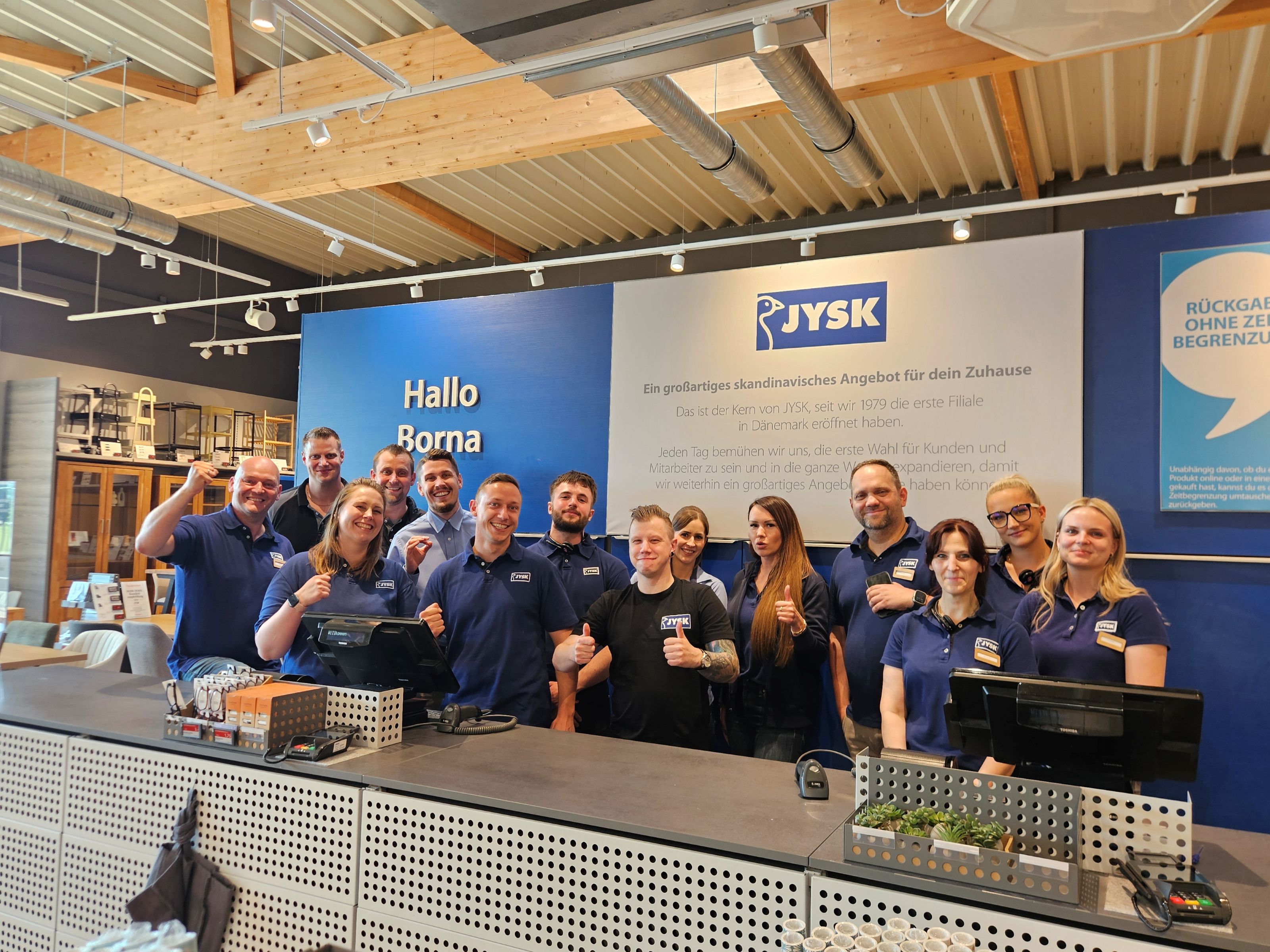 Unified Commerce roll out in Borna, Germany.