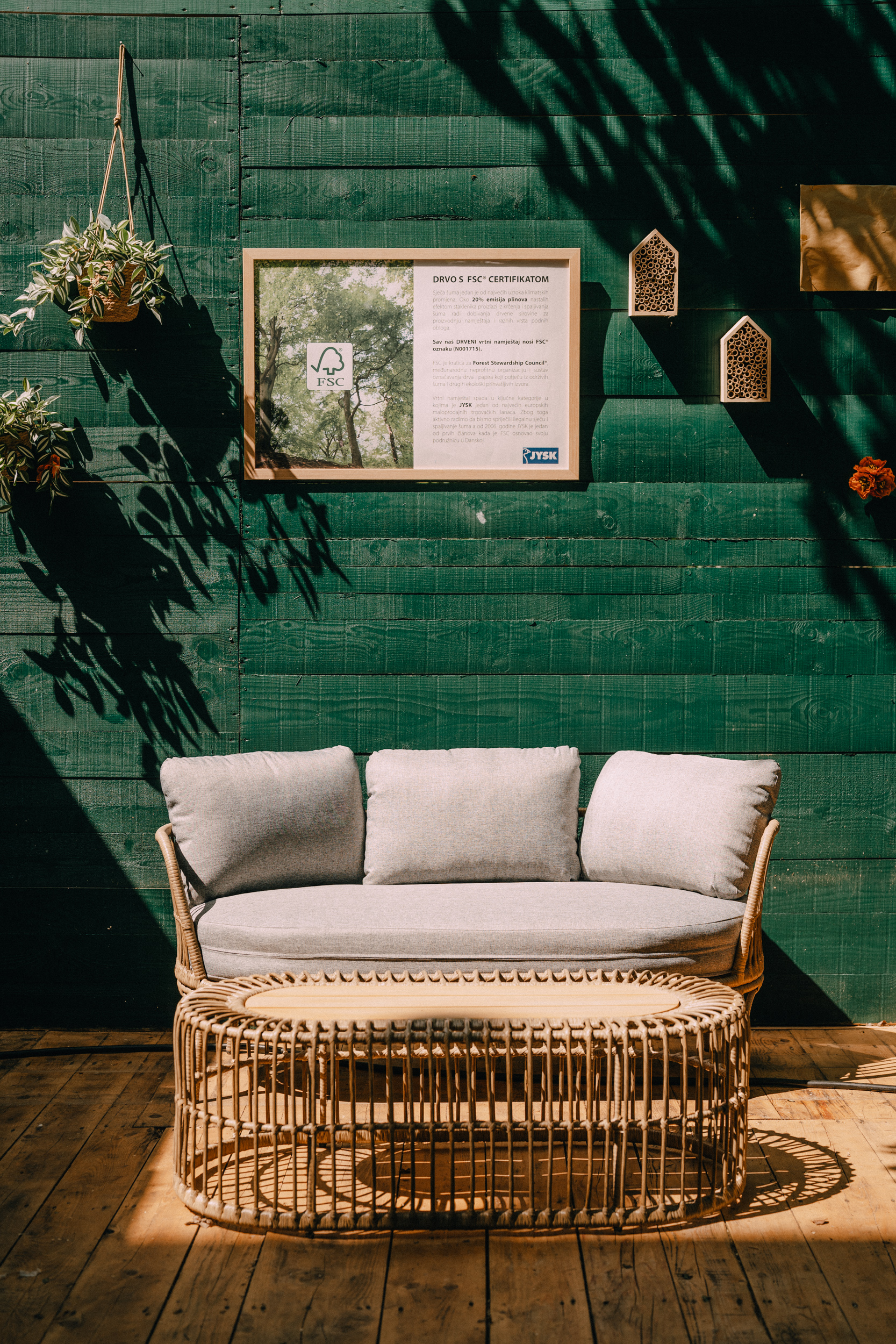 JYSK lounge kutak na Greencaj festivalu