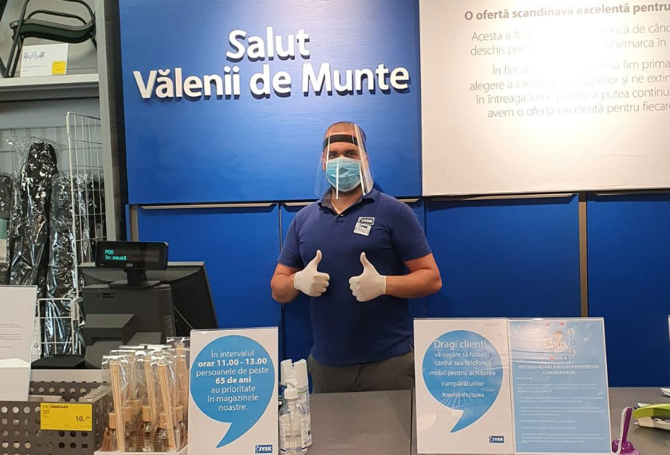 David Gheorghe Catalin, Sales Assistant, ready for work.