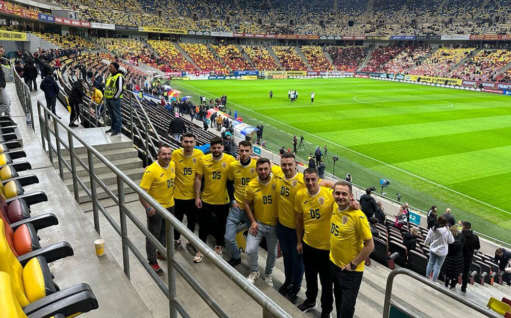 JYSK la meciul de fotbal