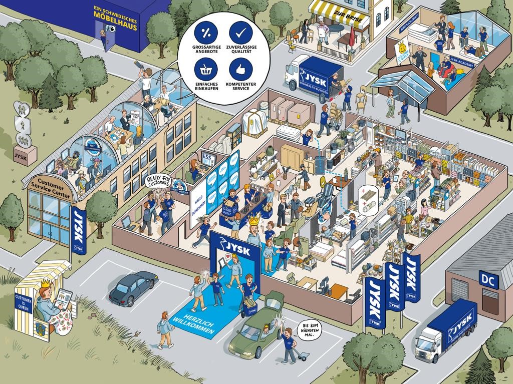 Das Wimmelbild - wer findet Tine?