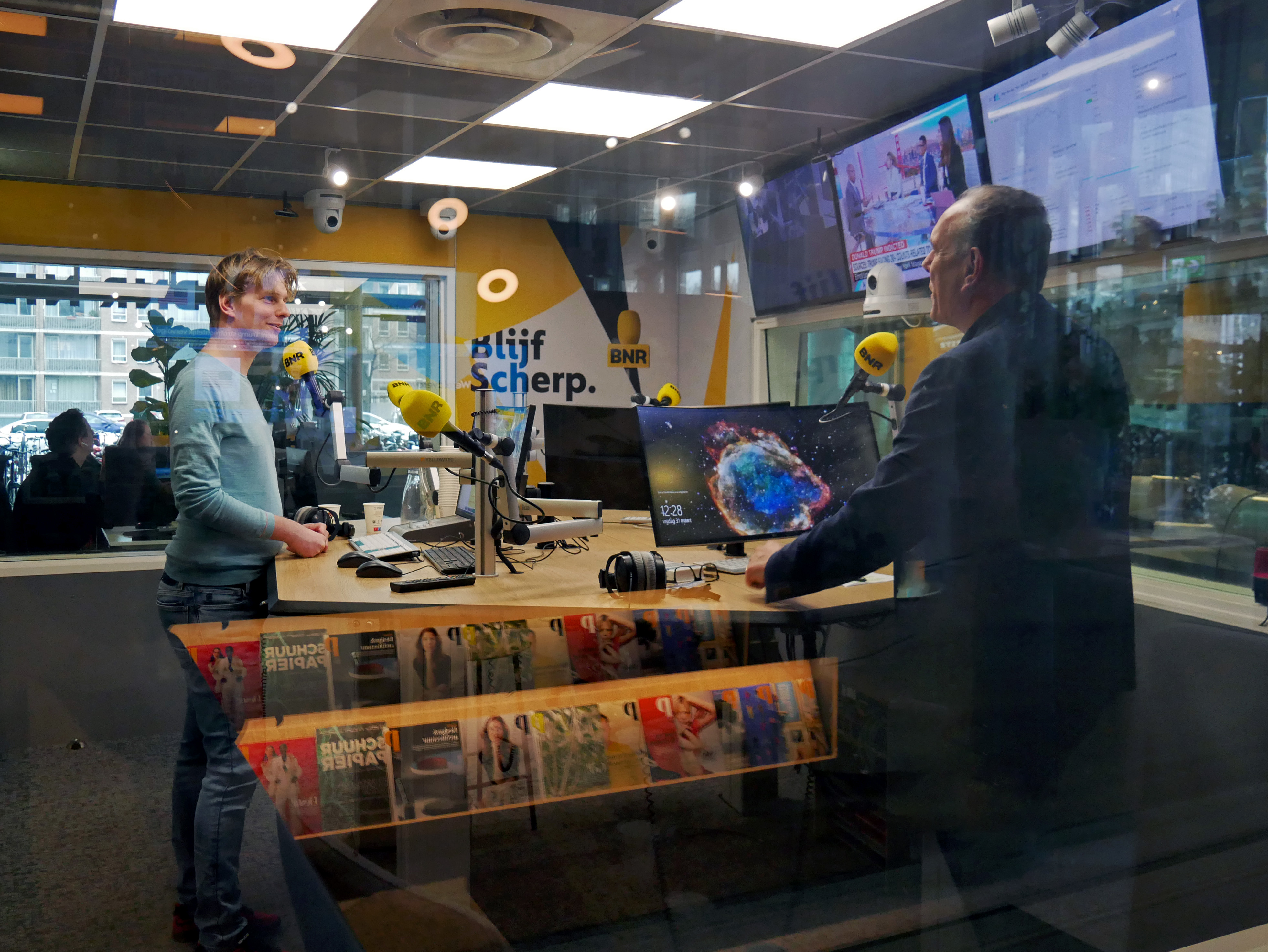 Frank in de studio