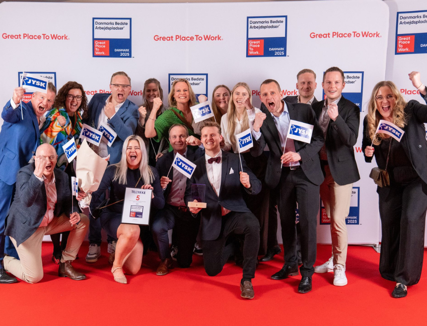 JYSK Danemark célèbre la certification « Great Place to Work »