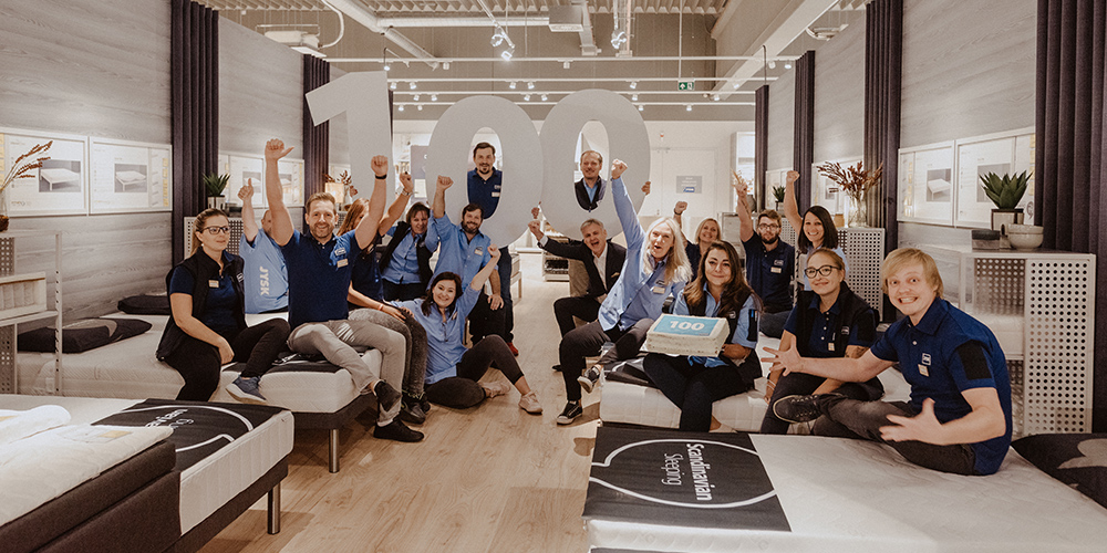 100 JYSK stores in Czech Republic