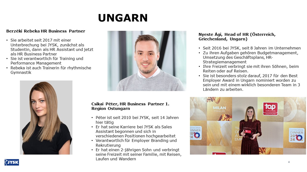 HR team in Hungary