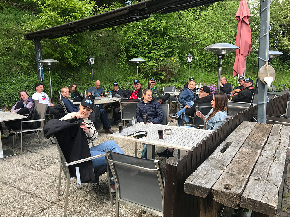 Auf halbem Weg zur Hütte