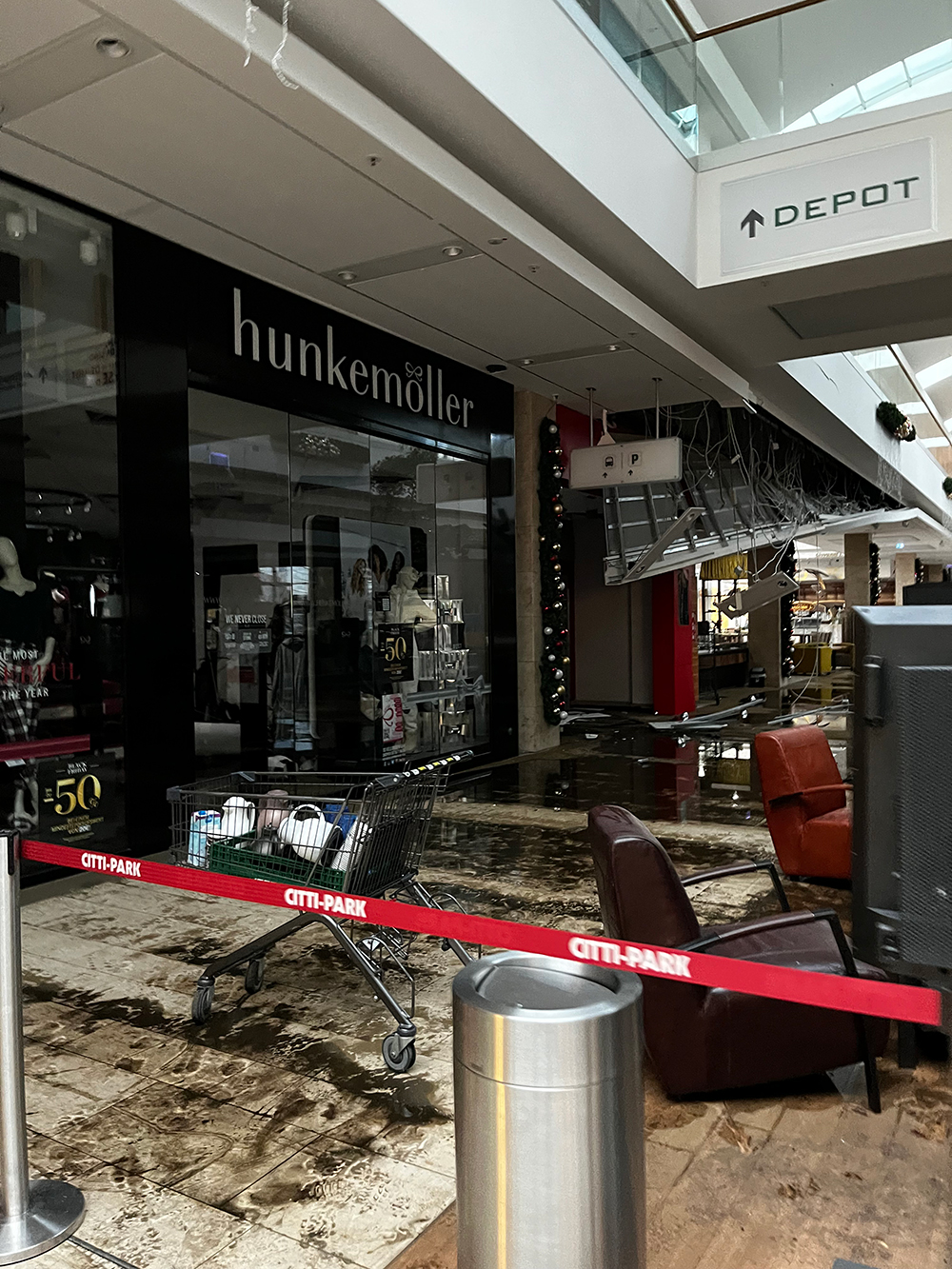 Hier hat es ordentlich geknallt