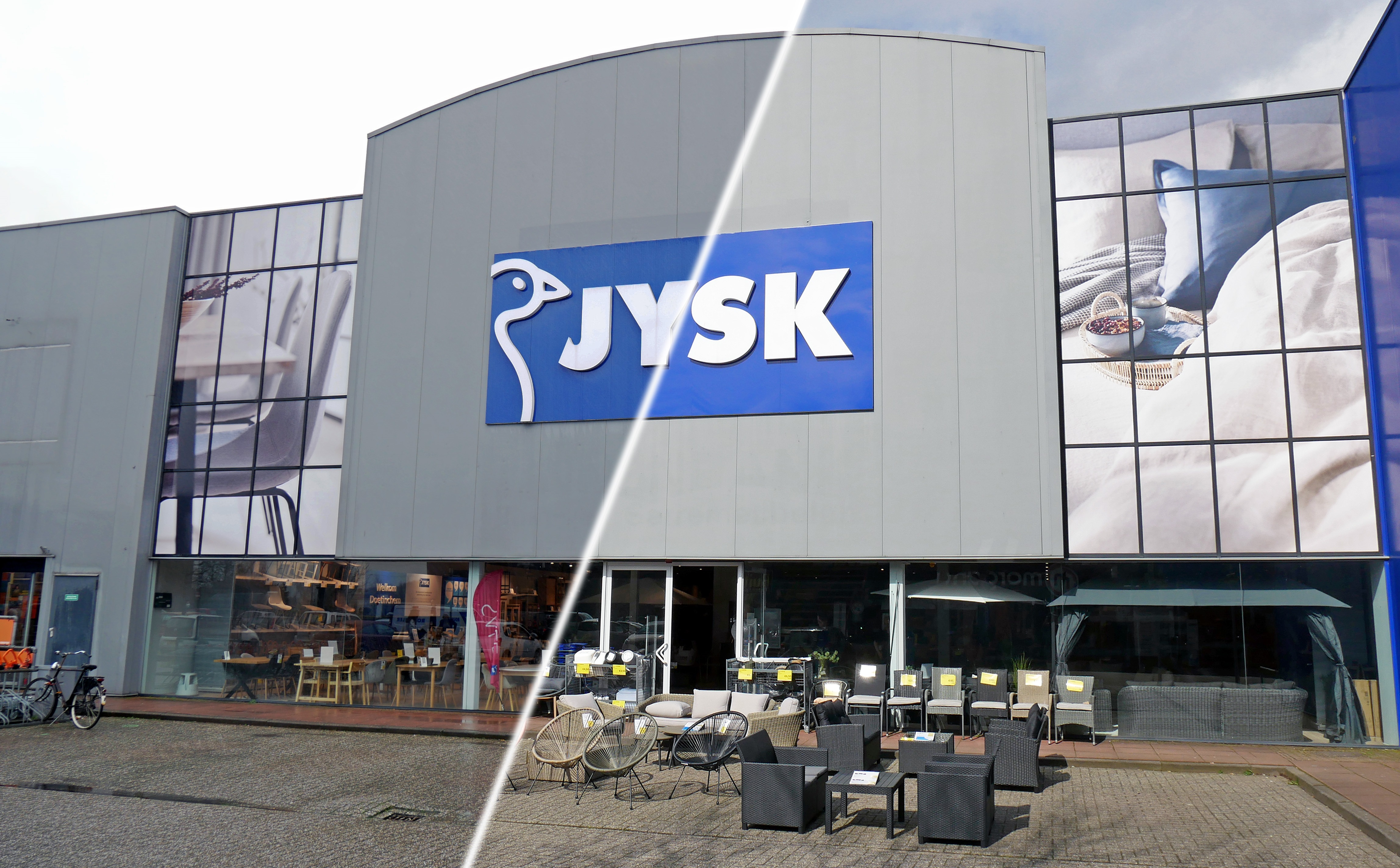 De winkel in Doetinchem voor en na de transitie.