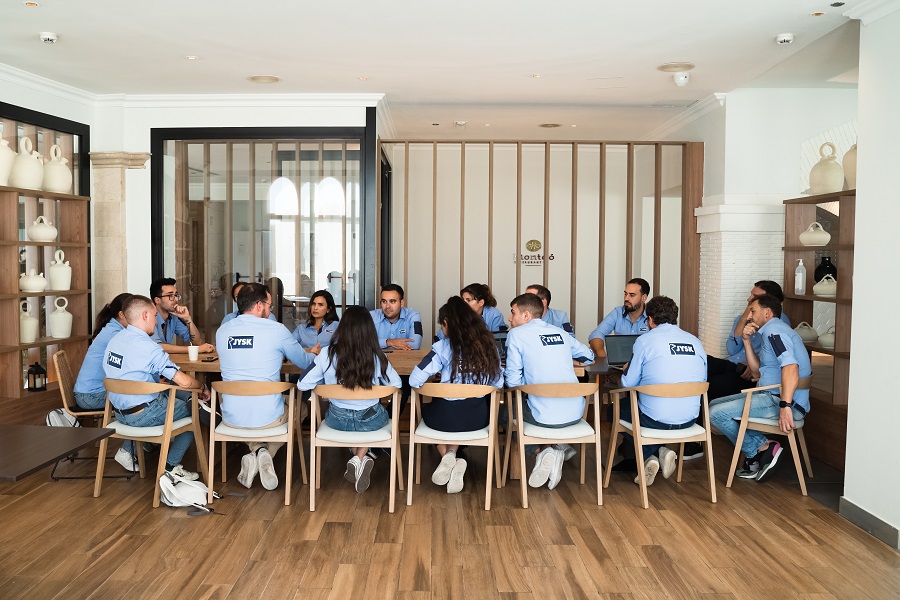 Los equipos durante un workshop