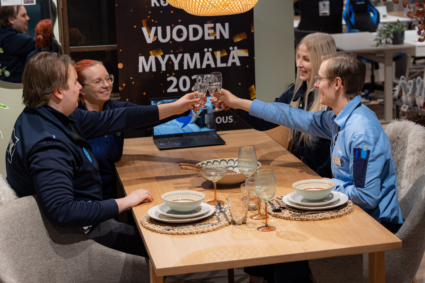 Onnistumisista juhlitaan