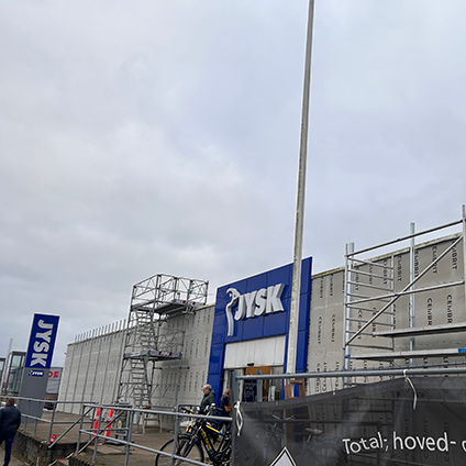 JYSKs nye facade
