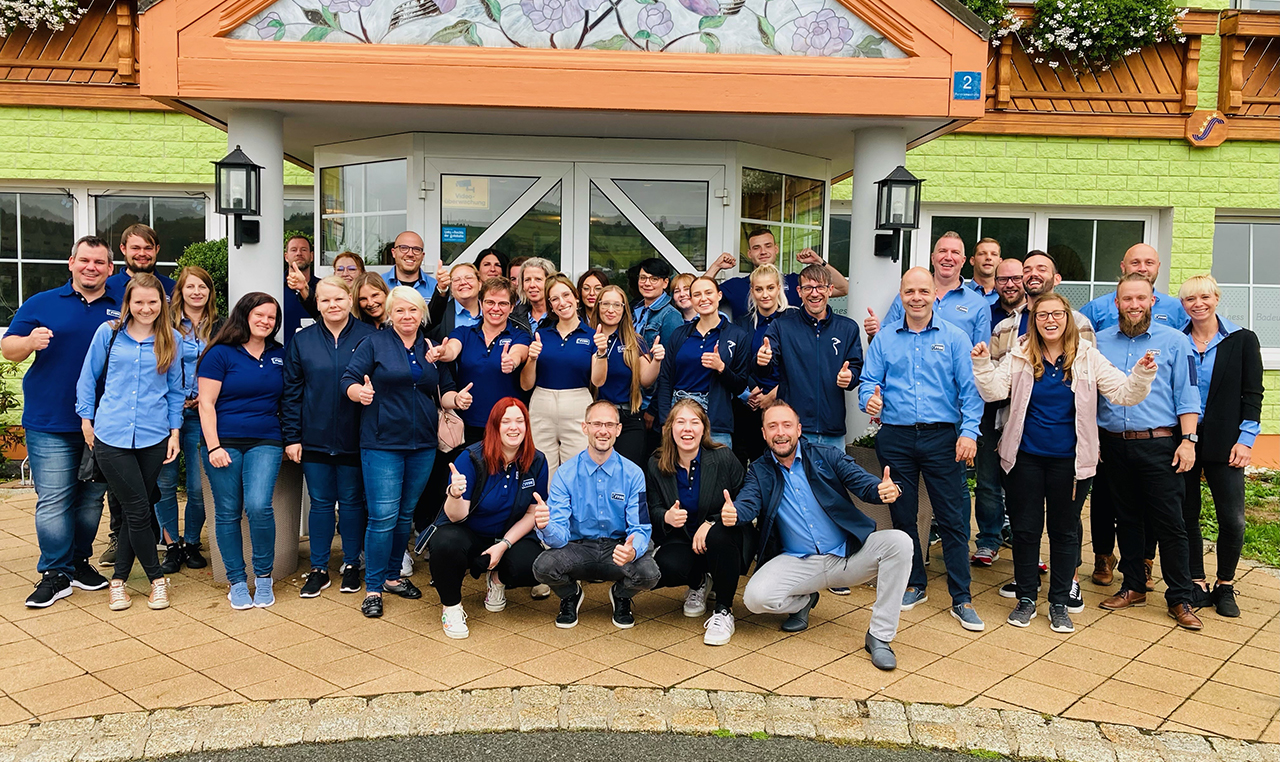 Beim Kick-off in Rudolphstein