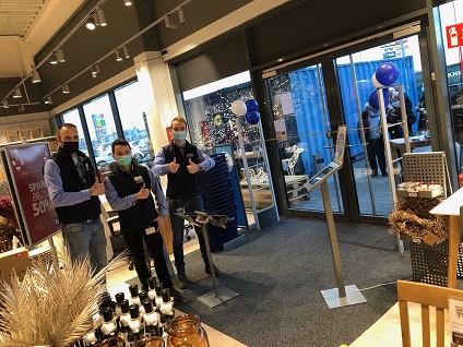 Jetzt geht's los: Der Store in Oppenheim kurz vor der Eröffnung.