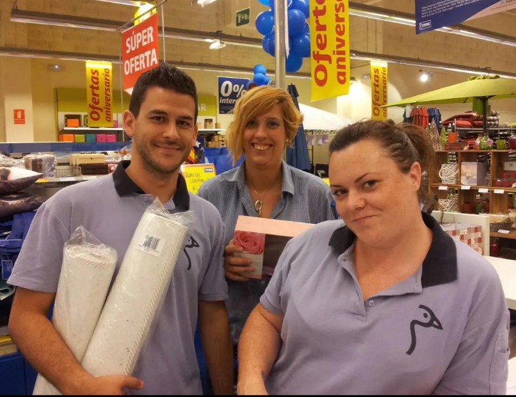 Sandra Hernansaiz, en sus comienzos como Sales Assistant