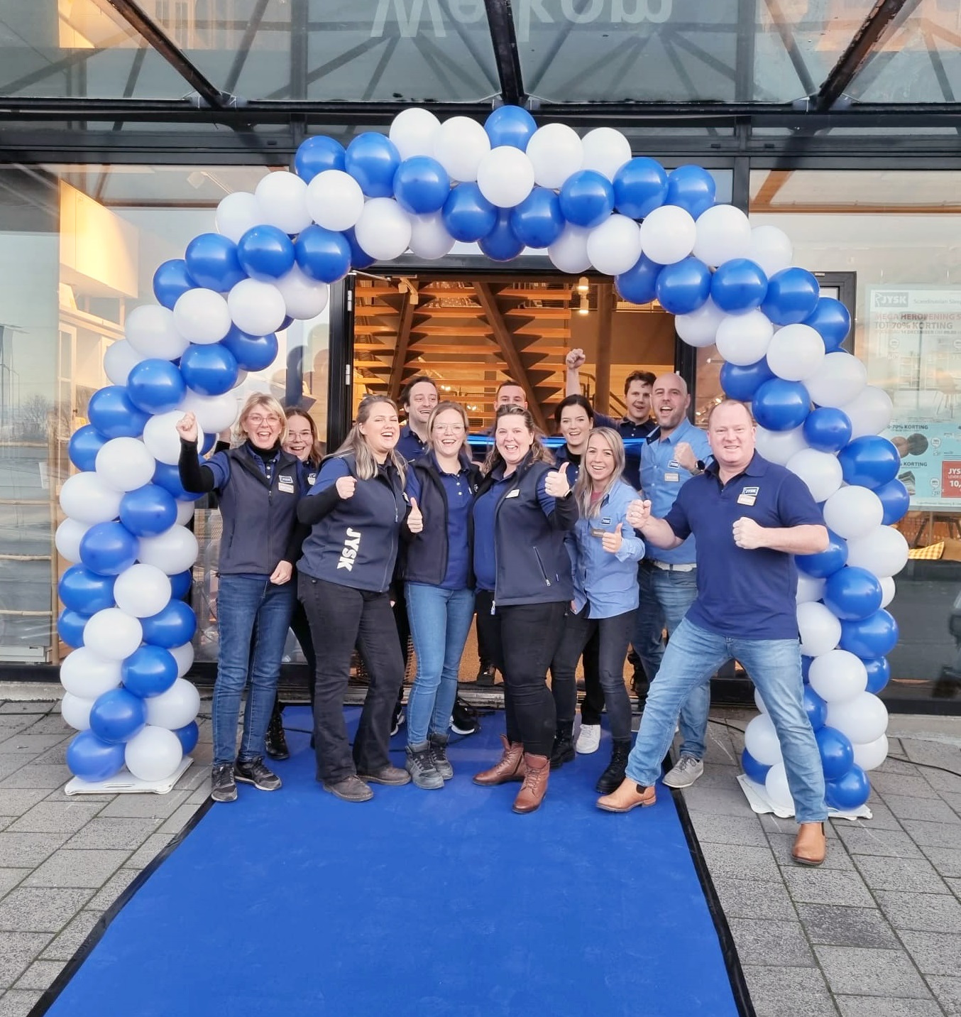 Het enthousiaste team in Sliedrecht