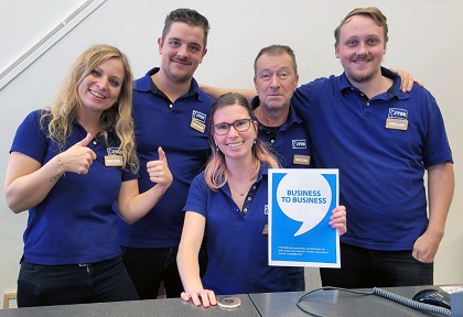 Het winnende team in Son en Breugel