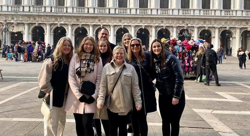 Kokkola-team in Venice