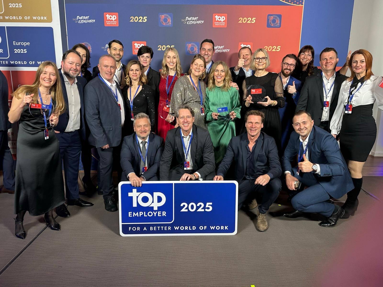Photo de groupe des meilleurs employeurs