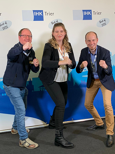 Andreas, Nina und Dennis