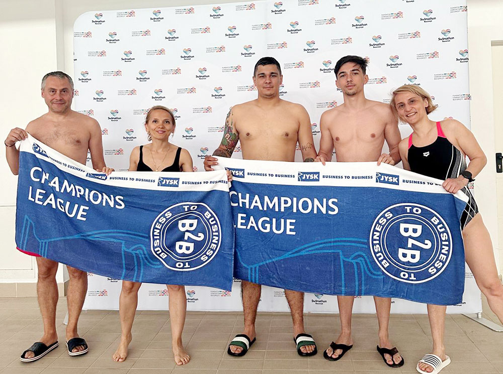Echipa JYSK la Swimathon