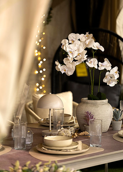 Decoraties op een tafel