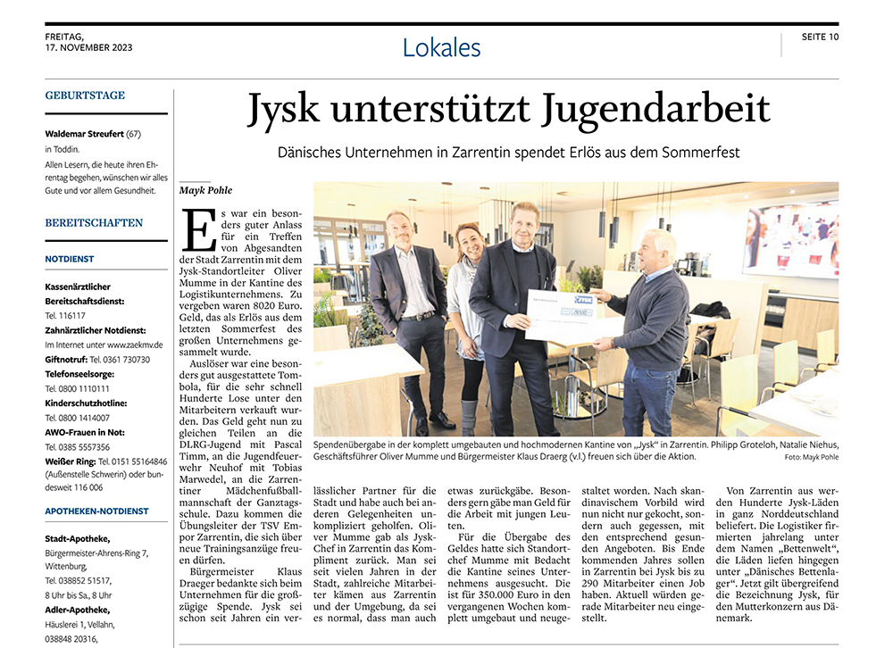 Zeitungsartikel
