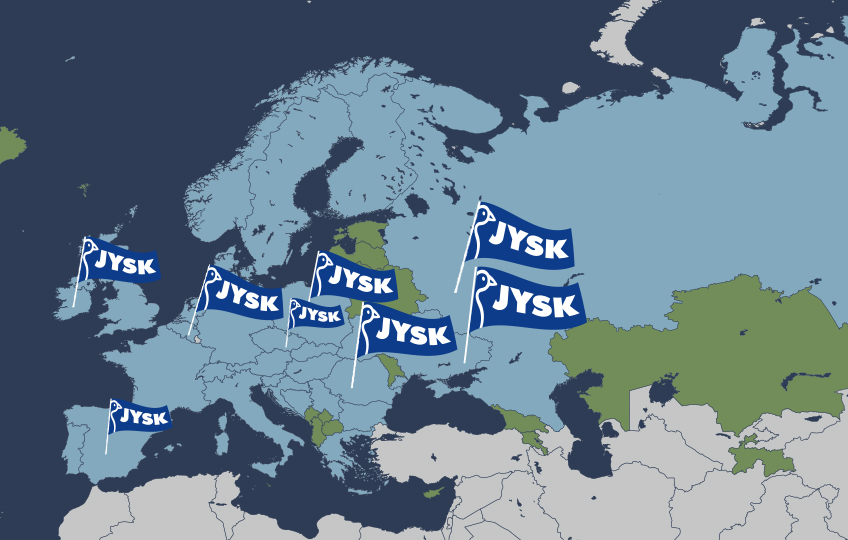 JYSK Map