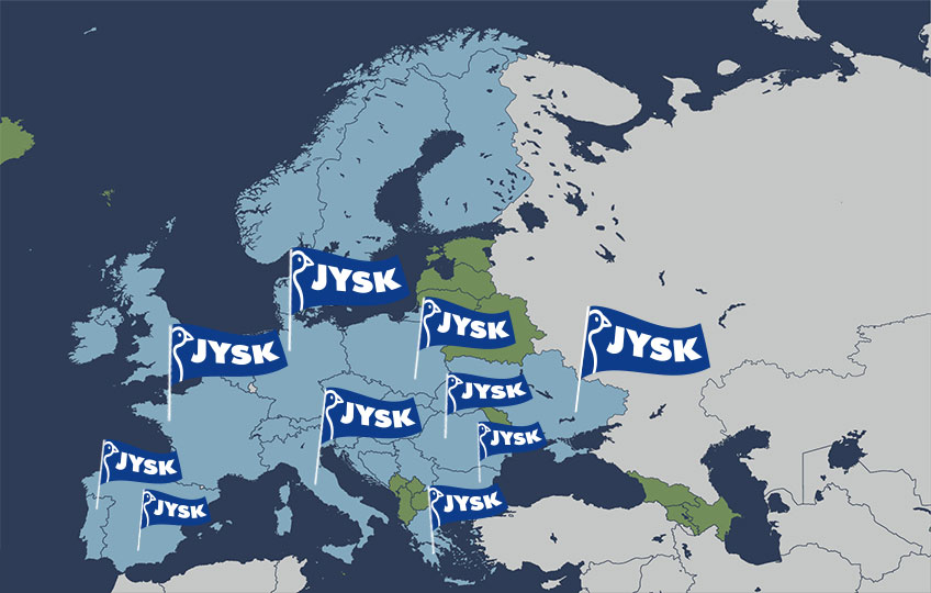 JYSK Map