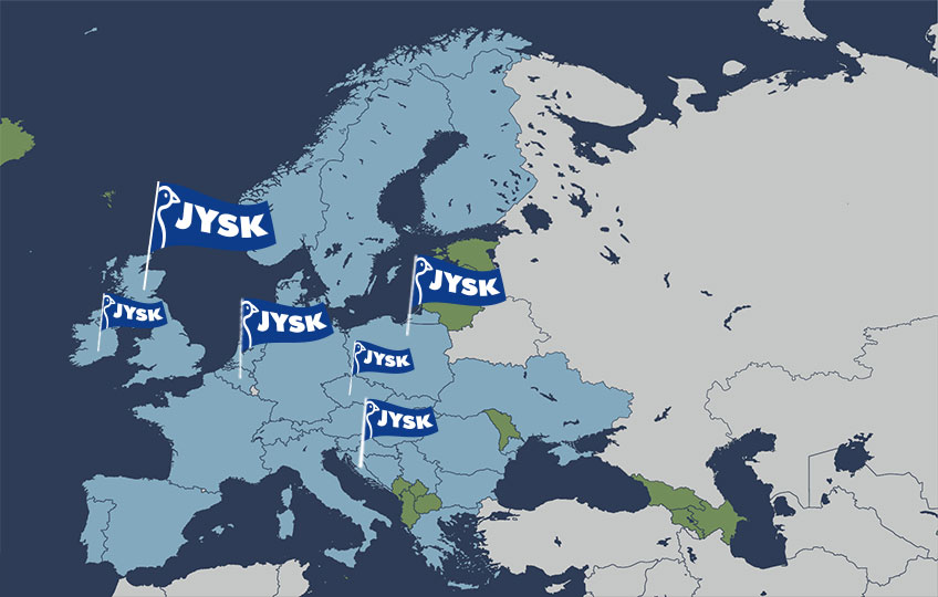 JYSK Map