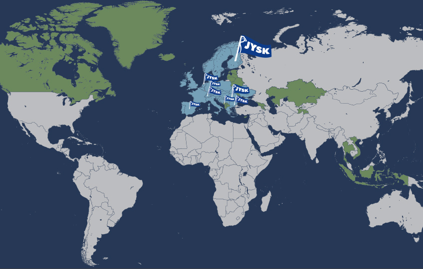New JYSK stores this month graphic