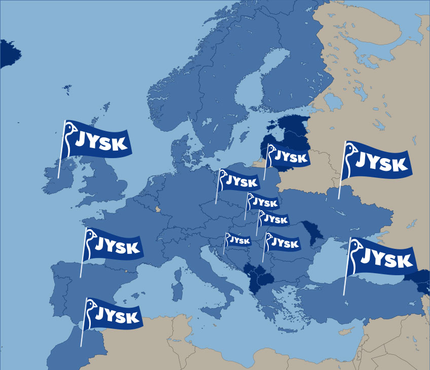 New JYSK stores December 2025