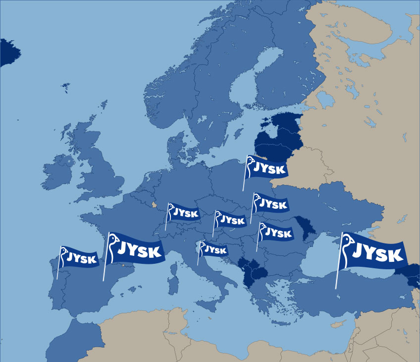 New JYSK stores November 2025