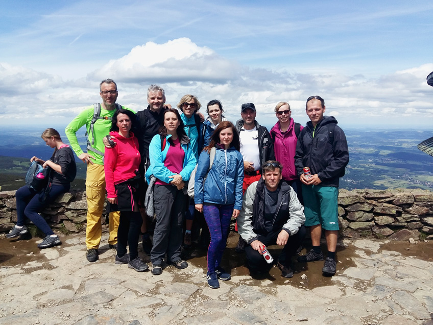 JYSK colleagues mountain