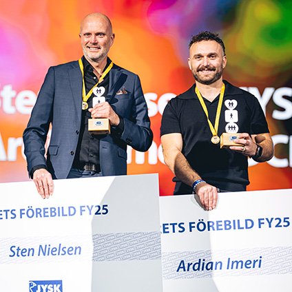 Sten och Ardian blev Årets förebilder 2025