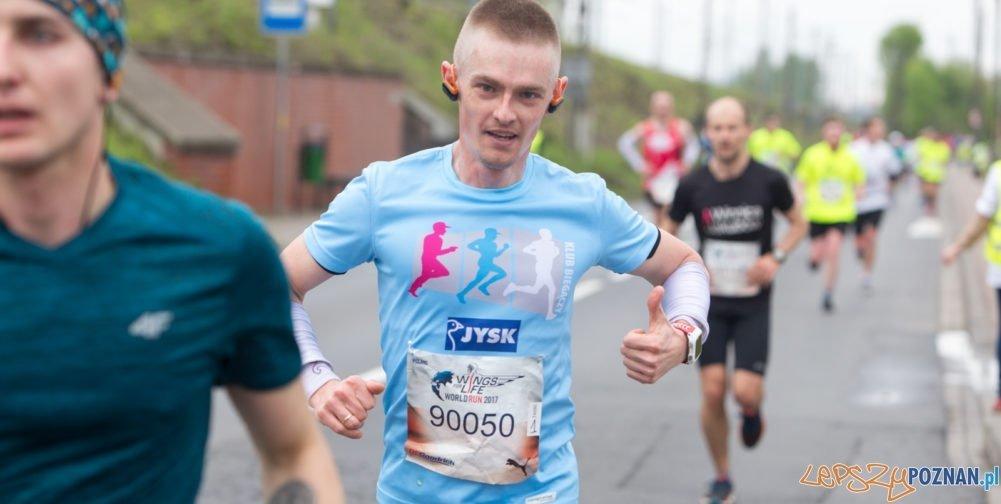 Store Manager Bartosz Kupa heading for the 43.6 kilometres. 