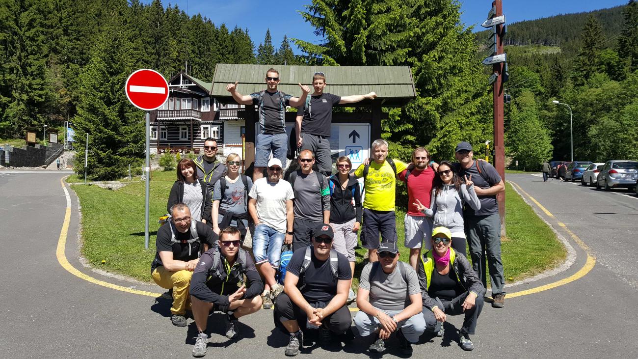 Czech and Slovak colleagues climb the highest mountain.