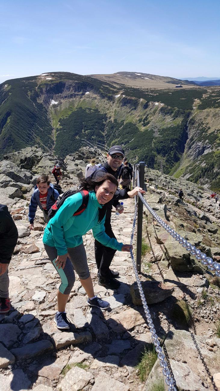 Czech and Slovak colleagues climb the highest mountain.