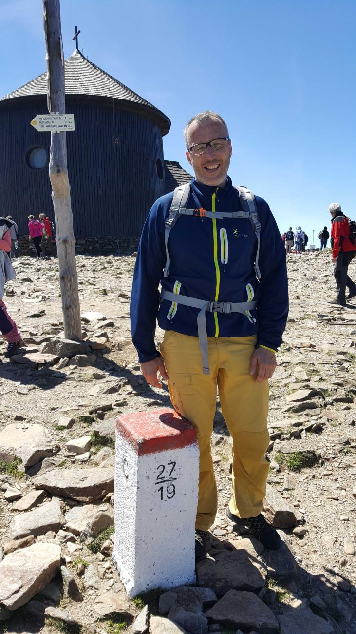 Czech and Slovak colleagues climb the highest mountain.