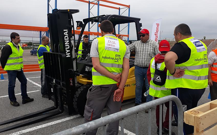 Dimitar Trifonov forklift competition