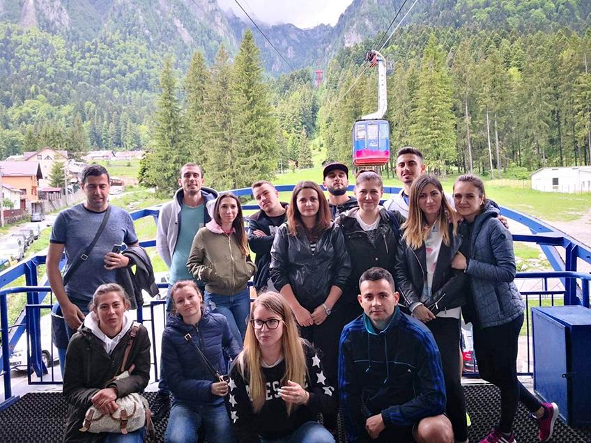 Before the cable car trip