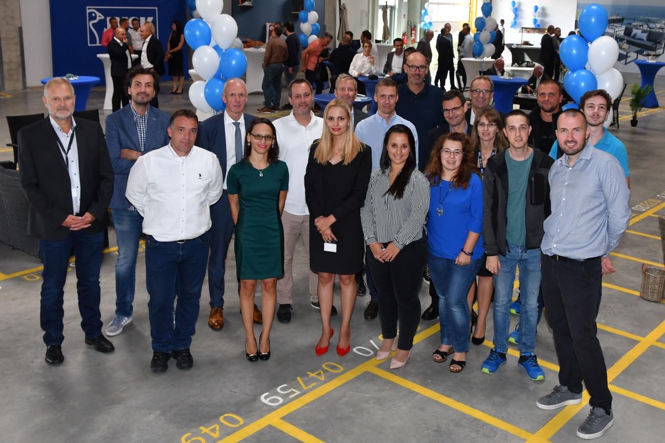 The inauguration of the distribution centre in Bozhuristhe