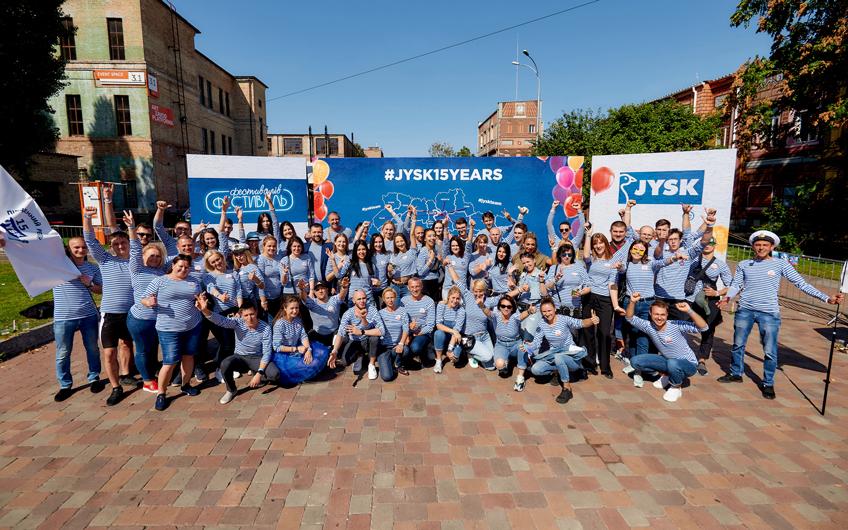 JYSK Ukraine 15th anniversary