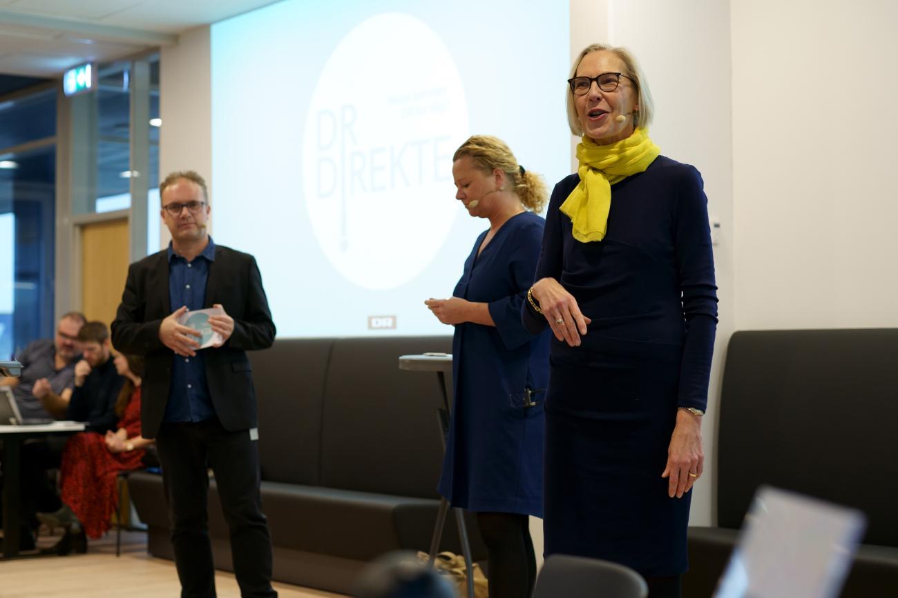 Der bliver svaret på spørgsmål fra publikum 