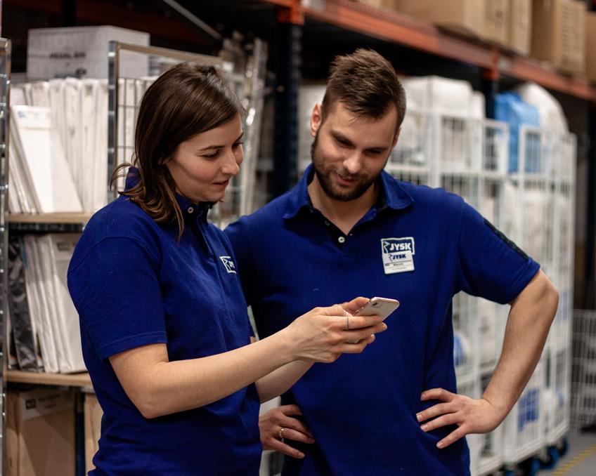 Deputy Store Manager Marcin Dudzinski and Alia during Campaign & Follow-up