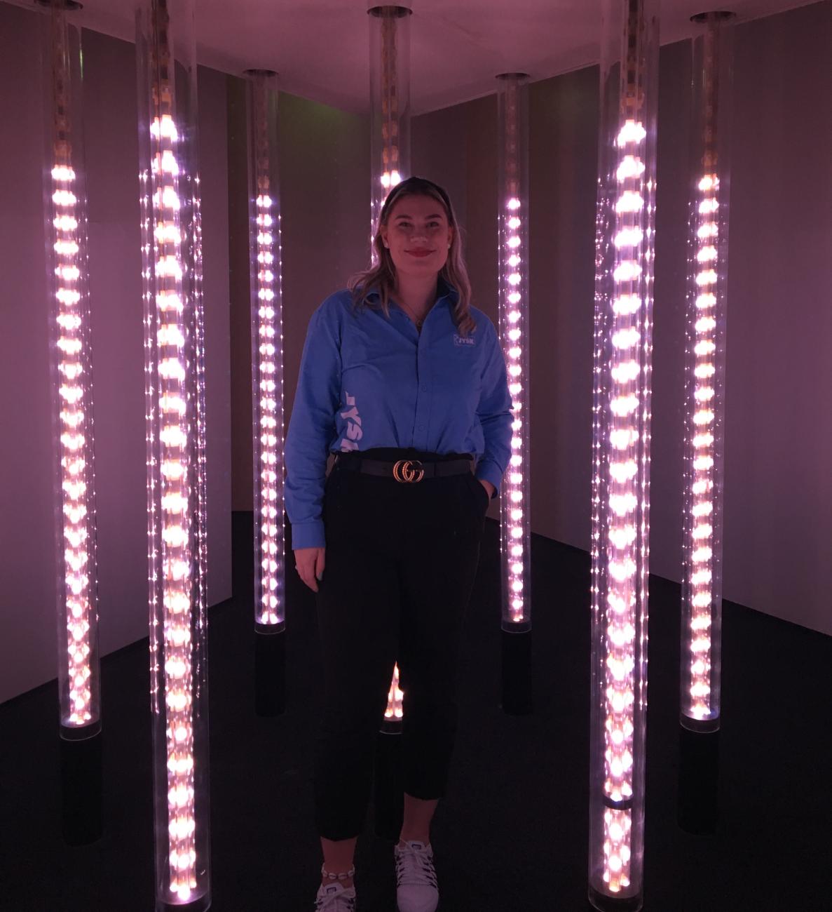 Lys og lyd er også en stor del af den nye udstilling på Experimentarium.